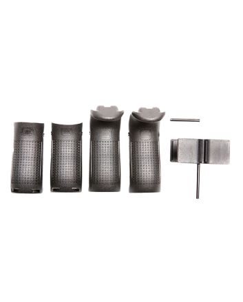 Glock 30821Backstrap/Beavertail Set Black Polymer