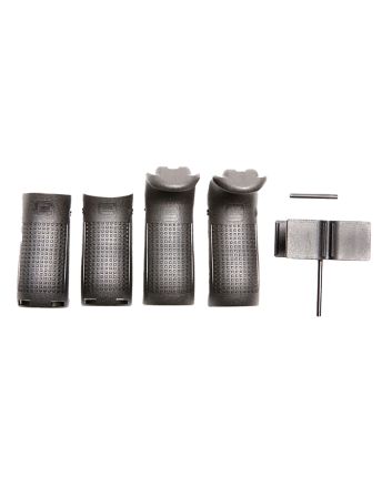 Glock 30822Backstrap/Beavertail Set Black Polymer