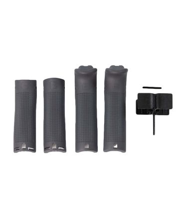 Glock 39709Backstrap/Beavertail Set Gray Polymer