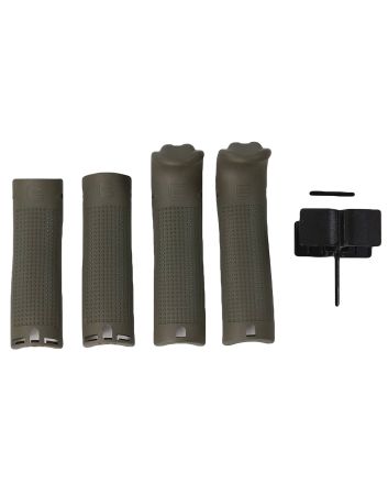 Glock 39843Backstrap/Beavertail Set Battlefield Green Polymer