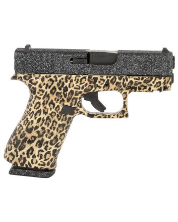 Glock PX4350204NTC G43XSub-Compact Frame 9mm Luger 10+1 3.41" Black GMB Barrel, Twilight Cerakote Serrated Steel Slide, Cheetah Cerakote Polymer Frame w/Beavertail, Ambidextrous