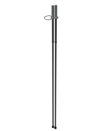 Bog-Pod 1222259 DeadShot Mini Sitting Bipod Black/Gray Aluminum