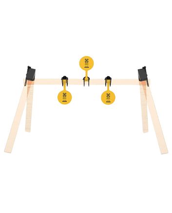 Caldwell 1215375 AR500 Plate Rack Kit 8" Yellow Steel Hanging 3 Plates