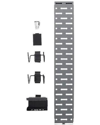 Lockdown 1215348 Securewall Handgun Kit Black/Silver Holds 2 Handgun