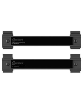 Lockdown 1215349 SecurewallBlack 8" Steel 2 Pack