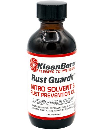 KleenBore RG2BCASE Rust GuarditNitro Solvent &amp; Rust Prevention Oil Refill Bottle 2oz/12 per case