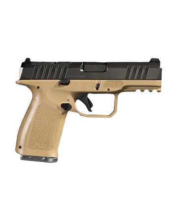 Rost Martin RM1CFDEOSP10CA RM1C *CA Compliant 9mm 10+1 4" Black Steel Barrel, Black Tenifer Optic Ready/Serrated Steel Slide, Flat Dark Earth Polymer Frame w/Picatinny Rail, Textured Grip