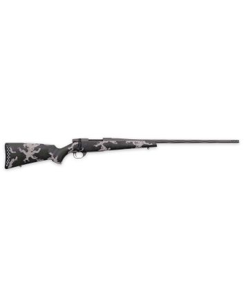 Weatherby VTE653WR8B Vanguard Talon 6.5-300 Wthby Mag 3+1 28" Tungsten Cerakote Peak 44 Blacktooth Carbon Fiber Stock w/ Green &amp; White Sponge Pattern