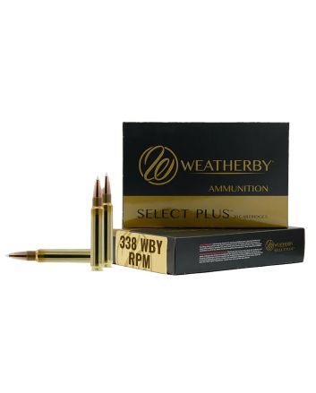 Weatherby H338225IL Select Plus338WBY RPM 225gr InterLock 20 Per Box/10 Case