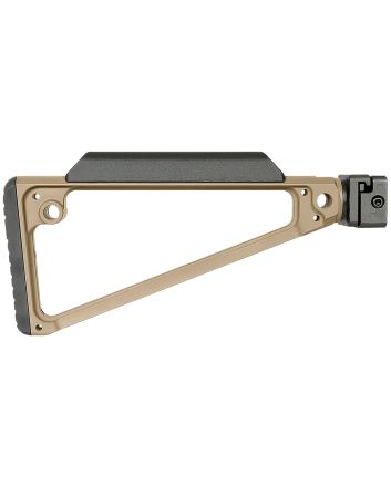 Midwest Industries MITRISFFDE Triangle Side Folding Stock Flat Dark Earth 6061 Aluminum