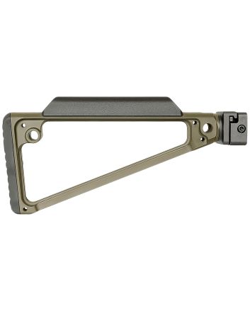 Midwest Industries MITRISFODG Triangle Side Folding Stock ODG 6061 Aluminum
