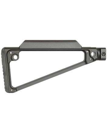 Midwest Industries MITRIF Triangle Fixed Stock Black 6061 Aluminum