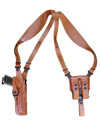 1791 Gunleather NSS2.4CBRVROptic Ready Shoulder Vertical Brown Fits Sig P320 Right Hand
