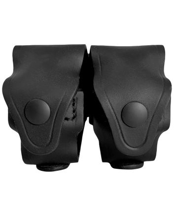 1791 Gunleather RVSLDSBLA Speed Loader Double Carrier Black Steerhide Compatible w/ 5/6 Shots
