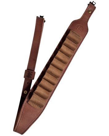 1791 Gunleather HNTASLRBRWA Hunt Ammo Sling Oiled Brown Leather 32" to 37" OAL Rifle