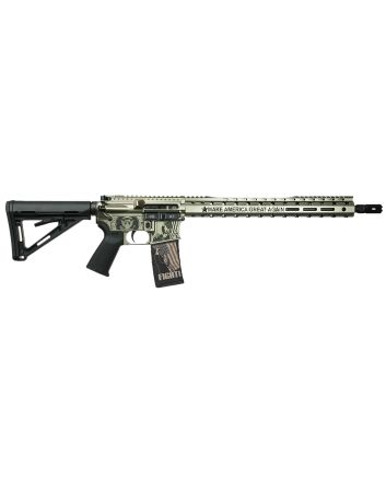 Black Rain Ordnance 24111203S Trump FX Custom Limited Edition 5.56 NATO 30+1 Silver Spec 15
