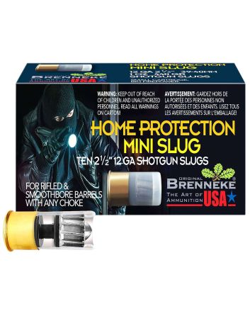Brenneke SL122MS Home Protection Mini Slug 12Gauge Slug Shot 10 Per Box/25 Case