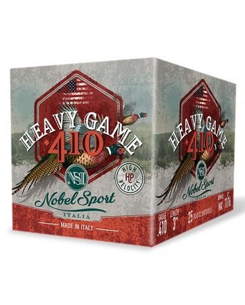 Nobel/Eurosports LLC ANS4136 Heavy Game410Gauge 3" 11/16oz 6Shot 25 Per Box/10 Case