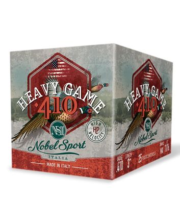 Nobel/Eurosports LLC ANS4139 Heavy Game410Gauge 3" 11/16oz 9Shot 25 Per Box/10 Case