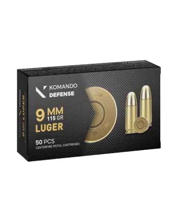 Dickinson LLC BRASS 9mm 115gr Full Metal Jacket 50 Per Box/20 Case