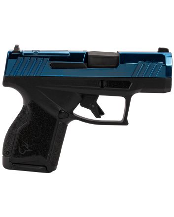 Taurus 1-GX4M931-B GX4Micro-Compact Frame 9mm Luger 13+1 3.06" Satin Black DLC Stainless Steel Barrel, Blue PVD Serrated Alloy Steel Slide, Matte Black Stainless Steel Frame, Textured Grip