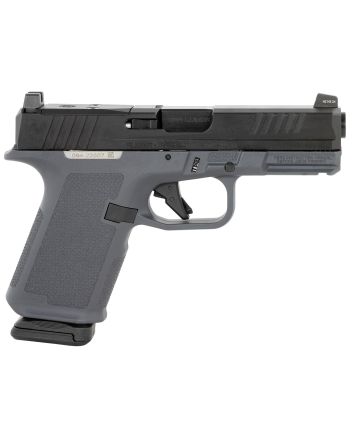 Ruger 19400 RXM9mm 15+1 4" Black FNC Nitride Steel Barrel, Black FNC Nitride Optic Ready/Serrated Alloy Steel Slide, Stealth Gray Polymer Frame w/Accessory Rail, Stealth Gray Magpul Enhanced Grip