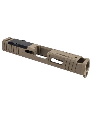 Zaffiri Precision ZPS.B.43.FDE ZPS.IBS Custom Slide Fits Glock 43/43x Flat Dark Earth 17-4 Stainless Steel
