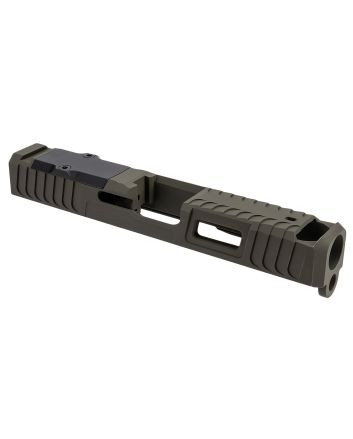Zaffiri Precision ZPS.B.43.OD ZPS.IBS Custom Slide Fits Glock 43/43x OD Green 17-4 Stainless Steel