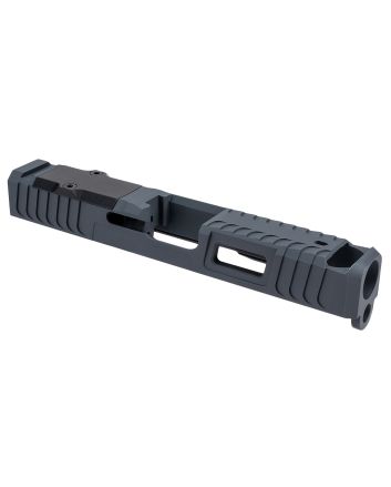 Zaffiri Precision ZPS.B.43.SG ZPS.IBS Custom Slide Fits Glock 43/43x Sniper Gray 17-4 Stainless Steel