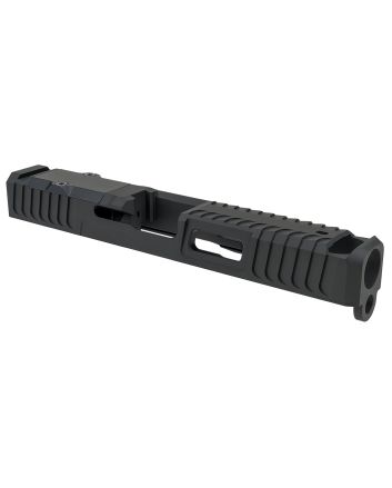 Zaffiri Precision ZPS.B.17.BLK ZPS.IBS Custom Slide Fits Glock 17 Gen 3 Black 17-4 Stainless Steel