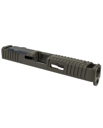 Zaffiri Precision ZPS.B.17.OD ZPS.IBS Custom Slide Fits Glock 17 Gen 3 OD Green 17-4 Stainless Steel