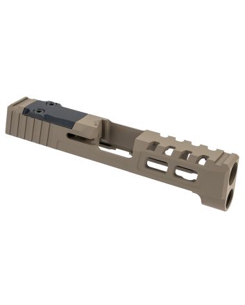 Zaffiri Precision ZPS.2.HCPRO.FDE ZPS.2 Custom Slide Fits Springfield Hellcat Pro Flat Dark Earth 17-4 Stainless Steel