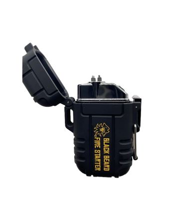 Black Beard Fire Starters ARC Arc Arc Lighter Black Includes USB Charging Cord