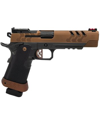 Kimber Mfg.,inc 3500052 2K11 Target (OR)45 ACP 17+1 5" High Polished w/ Coyote PVD, Brush Polish Flats w/ DLC Coating Stainless Steel Slide Aluminum Grip