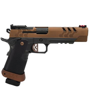 Kimber Mfg.,inc 3500053 2K11 Target (OR)9mm 20+1 5" High Polished w/ Coyote PVD, Brush Polish Flats w/ DLC Coating Stainless Steel Slide Aluminum Grip