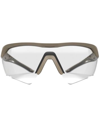 Glock AS41037 Crossover Tactical Glasses Clear Lens Desert Tan Frame