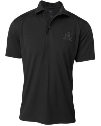 Glock AP96211 Glock Perfection PoloBlack Polyester Mesh Short Sleeve Small