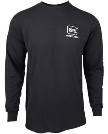 Glock AP96103 Perfection Long Sleeve Tee Black Pre-Shrunk Cotton Long Sleeve 3XL