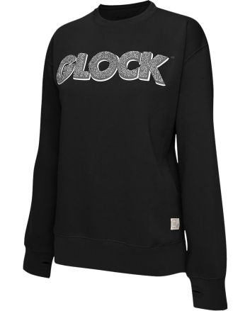 Glock AP96256 Crewneck Raglan Fleece Black Cotton/Polyester Long Sleeve Medium