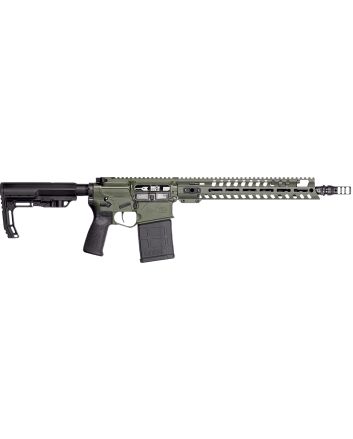 Patriot Ordnance Factory 02065 Rifle Rogue 308 Win 20+1 13.75" Olive Dark Green Cerakote