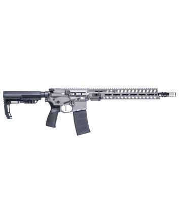 Patriot Ordnance Factory 02049 Minuteman300 Blackout 30+1 13.75" Black Nitride Barrel/ Tungsten Cerakote Aluminum Receiver Picatinny Rail