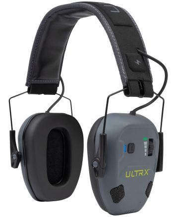 Allen 4171 Bionic Fuse Earmuff Over the Head Slate Gray Bluetooth Enabled