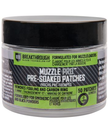 Breakthrough Clean BTMZSCP Muzzle Pro Pre-Soaked Patches 50