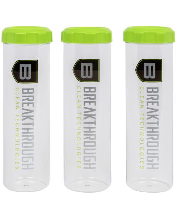 Breakthrough Clean BTSCT3PKSuppressor Tubes Clear/Green 3 Pack