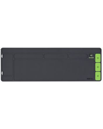 Breakthrough Clean BTSGMRShield Mat Gray and Green PVC 35.88"x11.88"