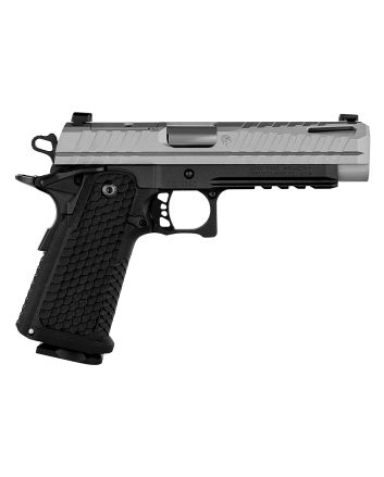 Live Free Armory LFAPF812076 Apollo 119mm 17+1 4.15" 416 Stainless Steel Slide Elite Gray Cerakote Black Polymer Grip