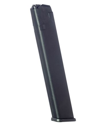 ProMag GLKA8B 32rd 9mm Fits Glock 17/19/26 Black Steel