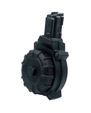 ProMag DRMA106 50rd Drum 9mm Fits H&amp;K MP5/PTR9 Black
