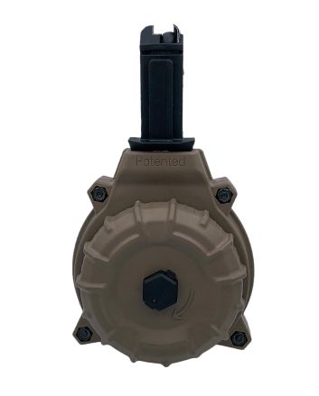 ProMag DRMA22-FDE 50rd Drum 9mm Fits CZ Scorpion Flat Dark Earth DuPont Zytel Polymer