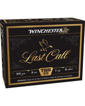 Winchester Ammo LCTSS2039 Last Call20Gauge 3" 1oz Tungsten 9Shot 10 Per Box/10 Case